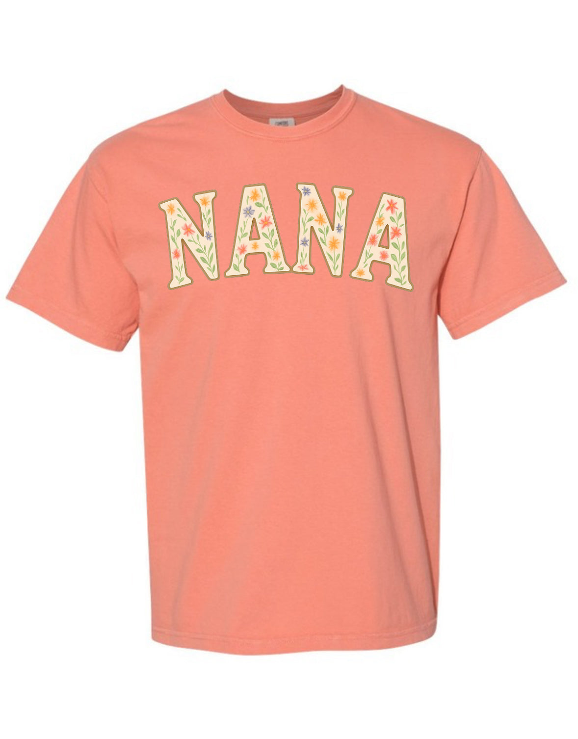 Floral Title Tee - Make Your Own