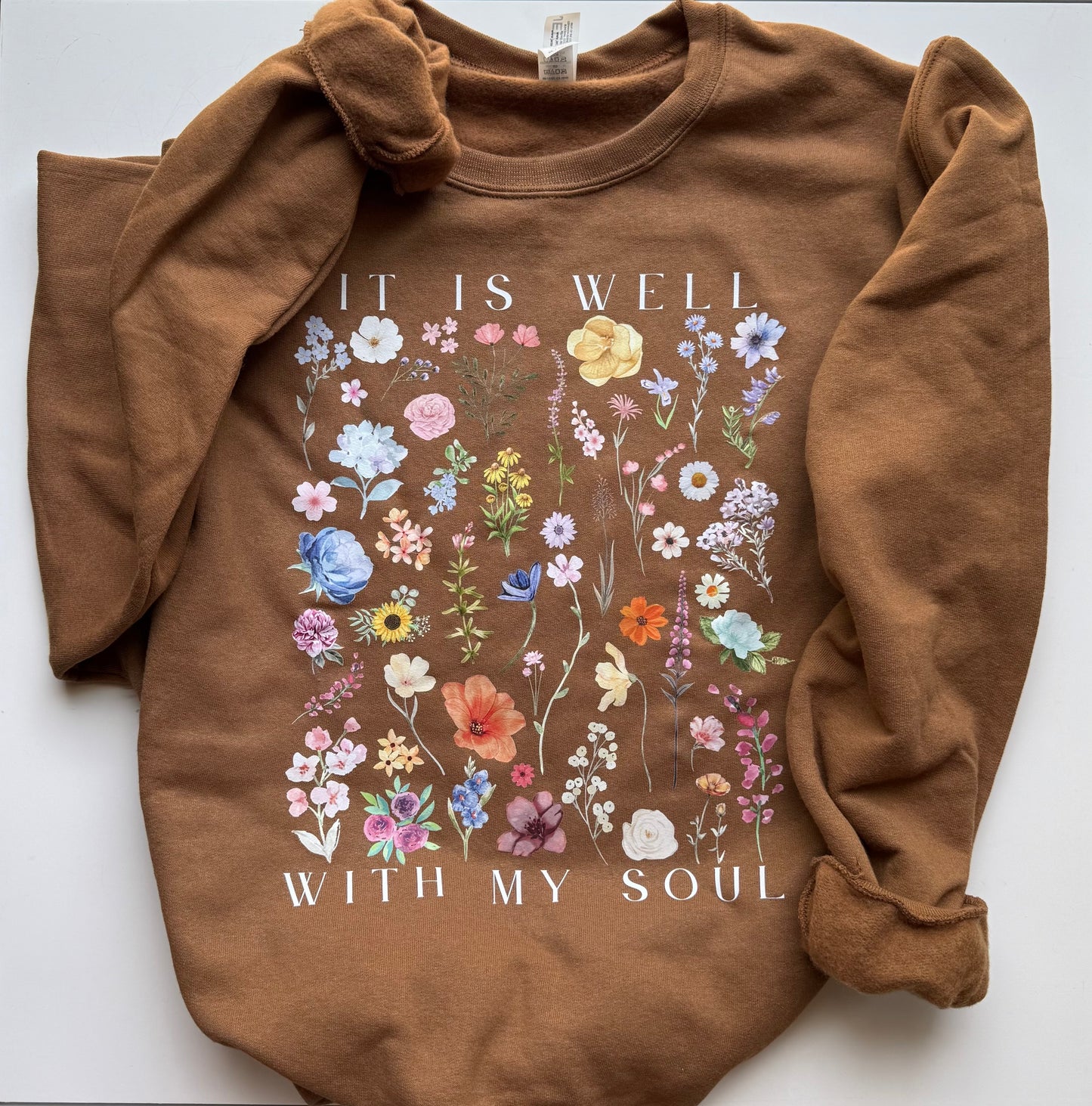 IT IS WELL WITH MY SOUL Wildflower Graphic