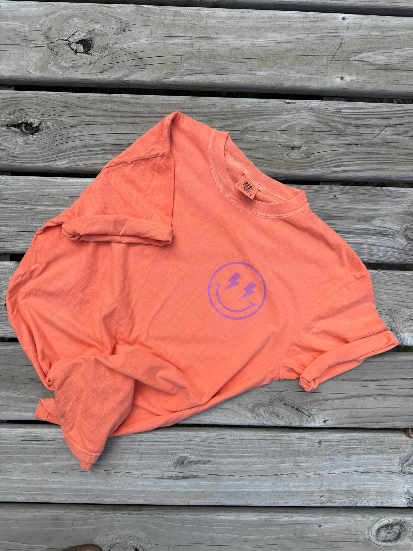Retro Smiley Pocket Logo Graphic