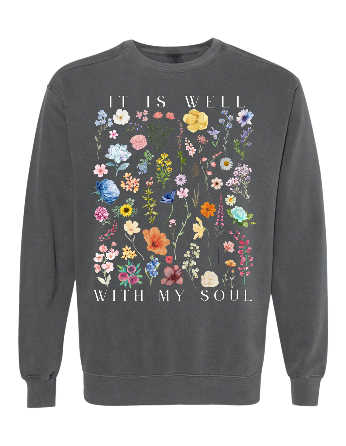 IT IS WELL WITH MY SOUL Wildflower Graphic