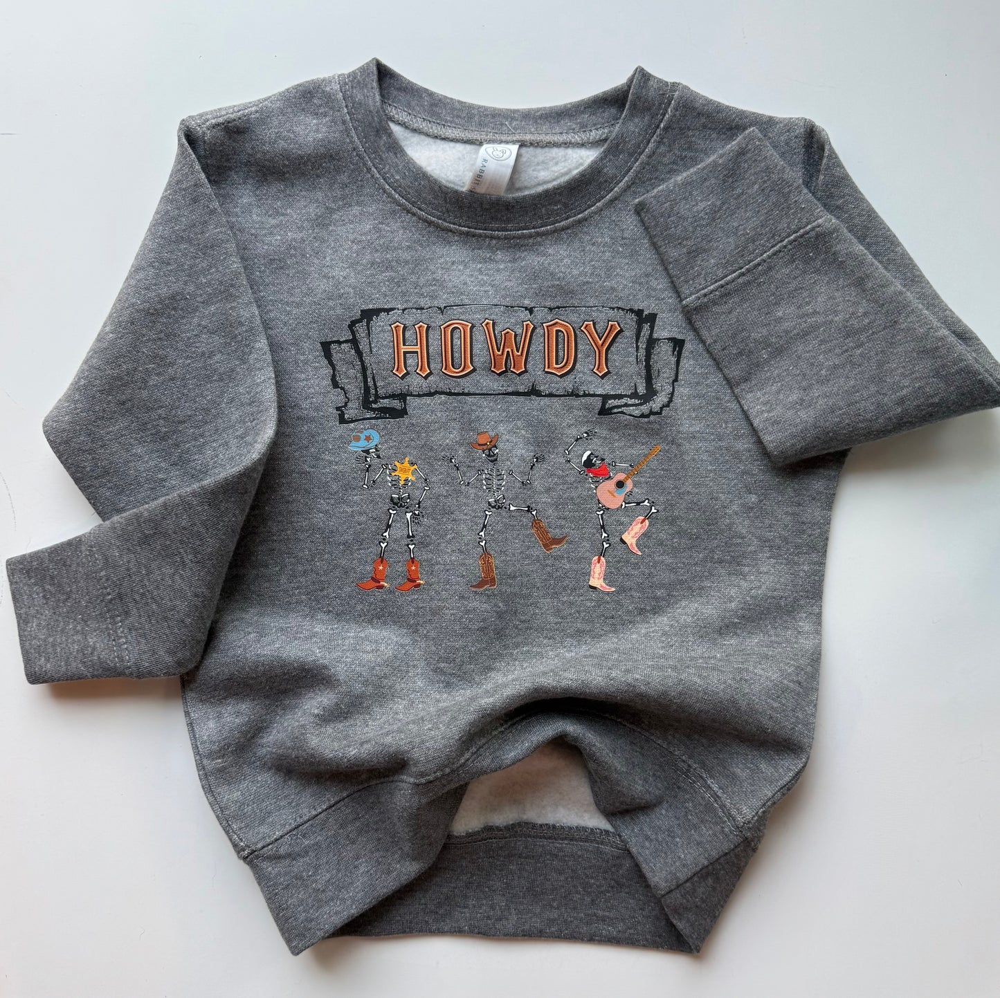 Youth/Toddler Howdy Skeleton Crewneck