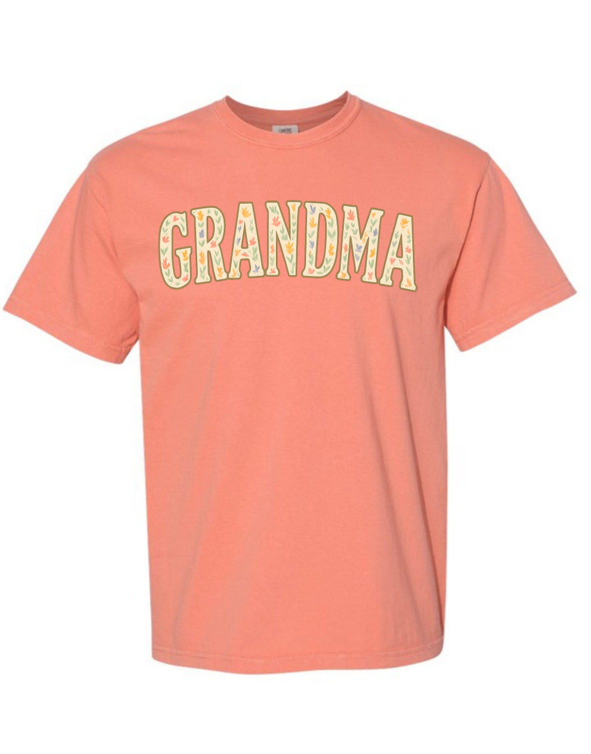 Floral Title Tee - Make Your Own