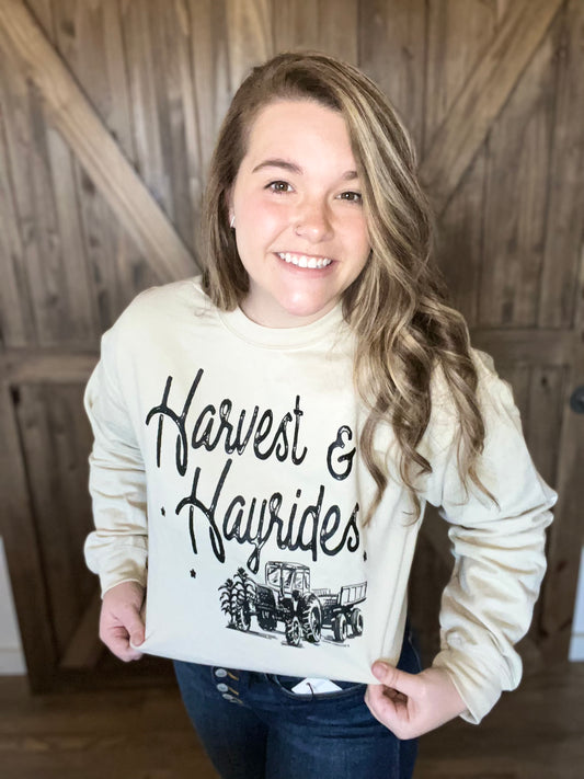 “Harvest & Hayrides” Crewneck