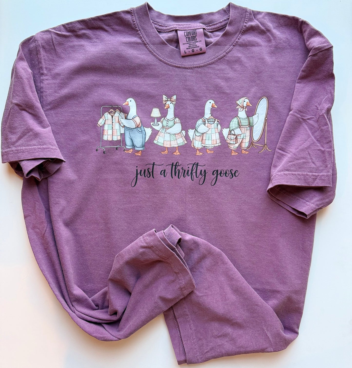 Literally Born To Thrift Shirt | Vintage Thrifter Graphic Tee