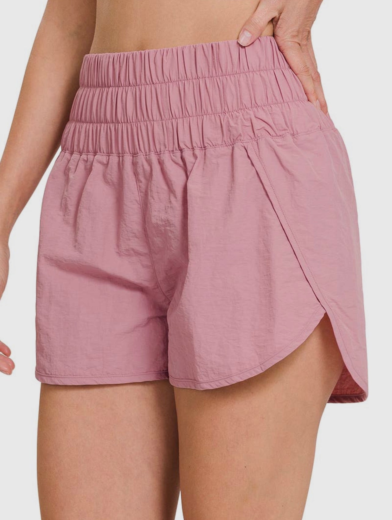 Smocked Waistband Shorts