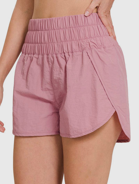 Smocked Waistband Shorts